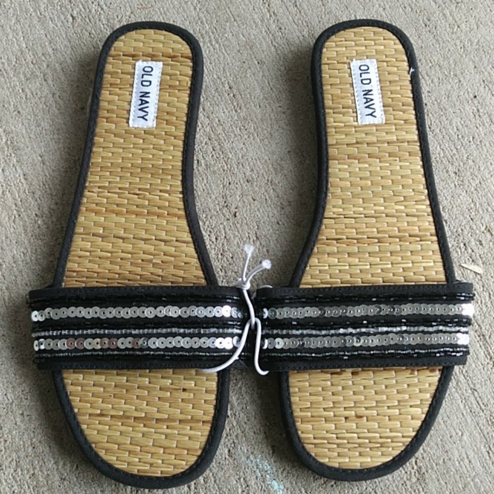 Old Navy Sequined Sliders